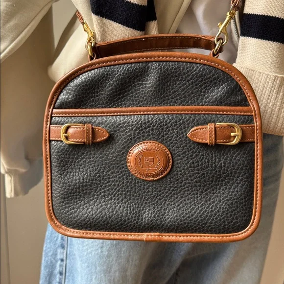Vintage Faux Leather Crossbody Bag - Picture 2 of 13